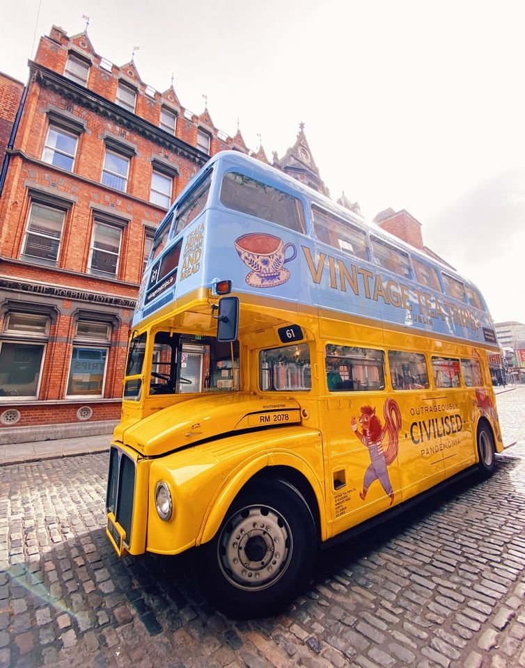 Vintage Tea Routemaster Bus in Dublin